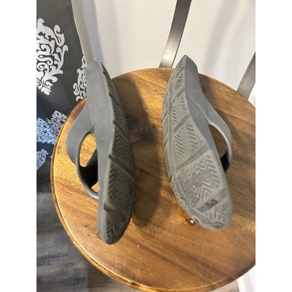 NUUSOL CASCADE Flip Flops "Made in America"  Granite Gray Women’s Size 9 Support - Picture 3 of 6